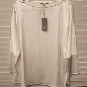 Preston & York White Emerson Tunic Size M NWT